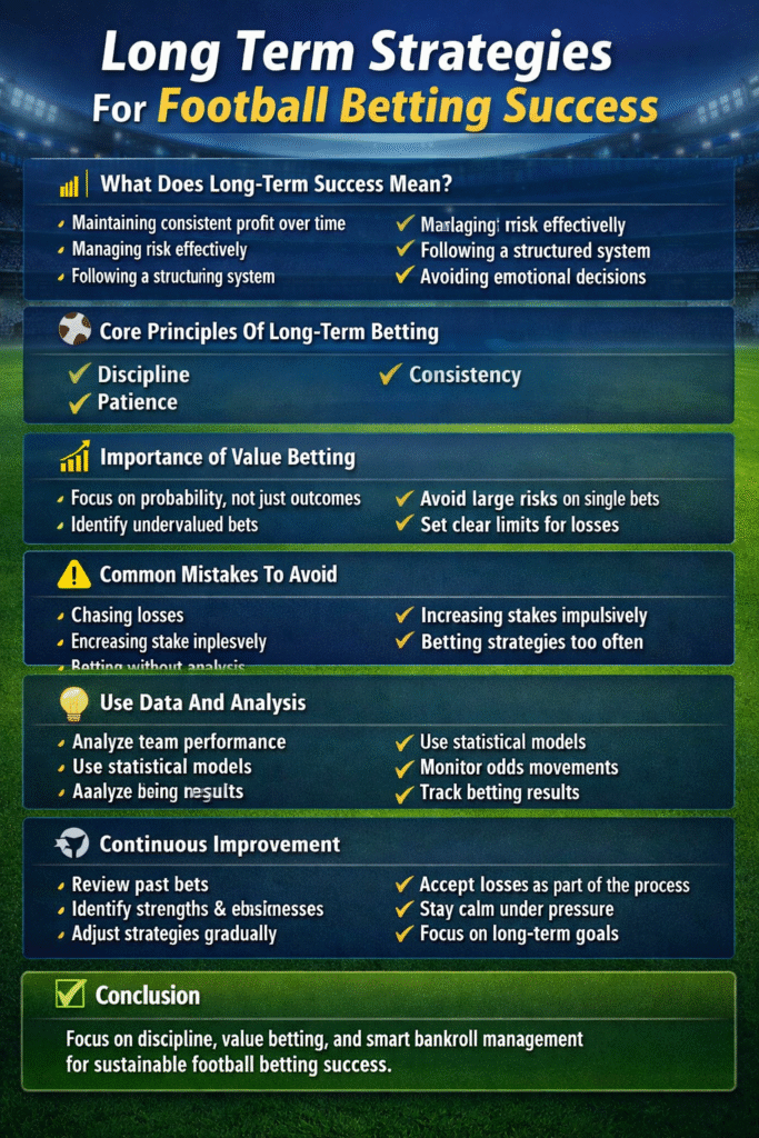 Long Term Strategies For Football Betting Success
