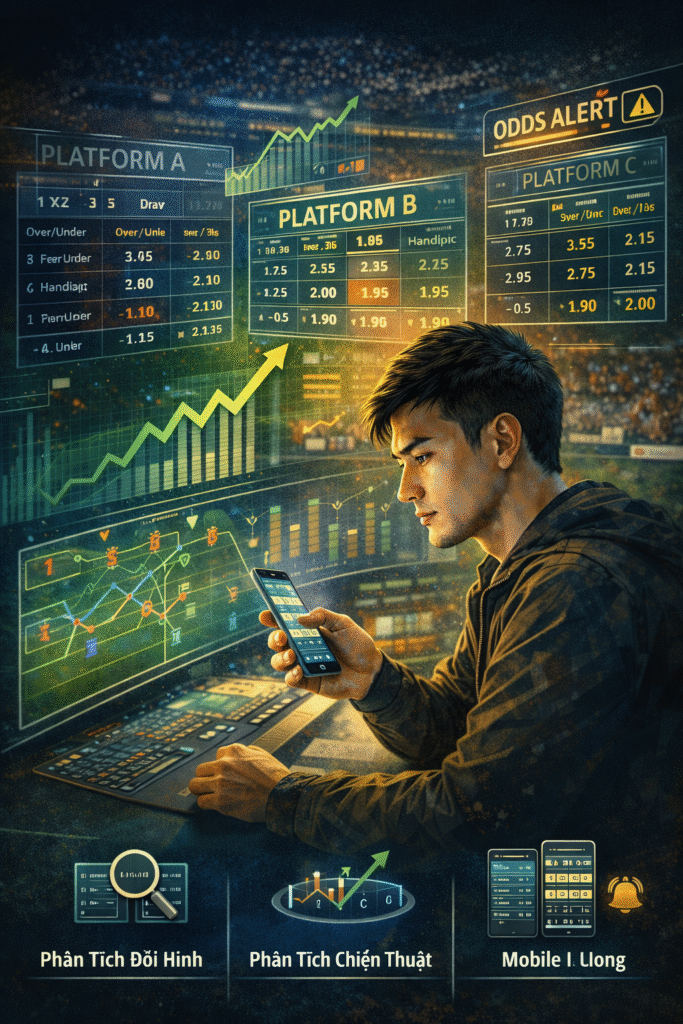 Cách đọc kèo chuẩn và tận dụng lợi thế ghi bàn cao
